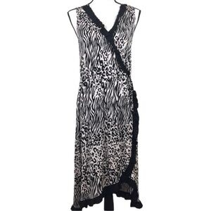 🆕 Design 365 Animal Print Dress. Sz M